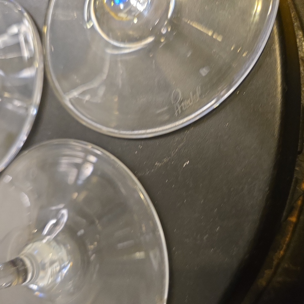 Riedel Crystal Glass Wine Stemmed Glasses Tumblers Set of 6 - Picture 7 of 9